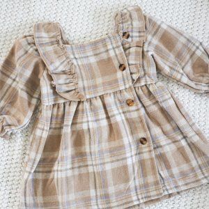 Darling Plaid Baby Dress